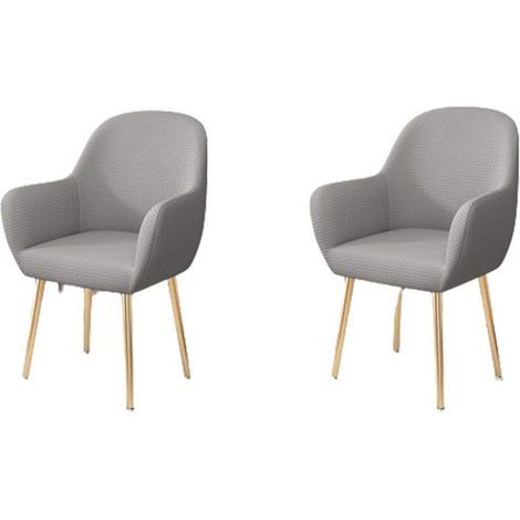 Bluedeer – Housses de chaise extensibles avec accoudoirs – Polyester doux et durable – Lot de 2 – Protection contre taches et déchirures (1/3)