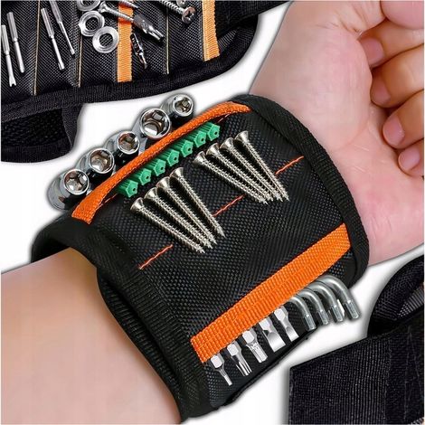 Banda de carpintería resistente para maestros, para tornillos, magnética, para brocas, cómoda (1/5)