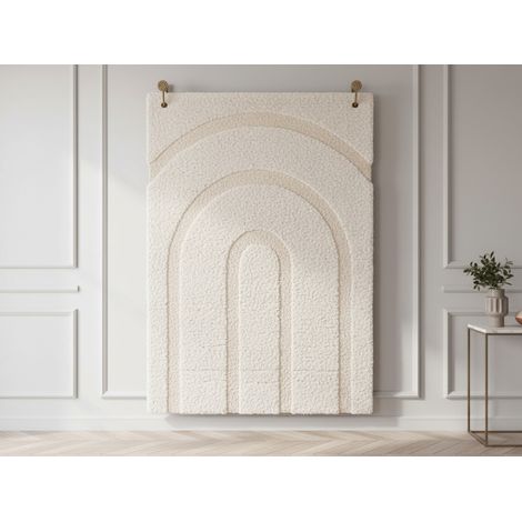 BOBOCHIC - Tapis poils longs ALBA motif abstrait 120x170 (1/5)
