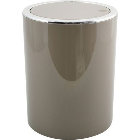 Poubelle à bascule KAMAKA 6L Taupe MSV