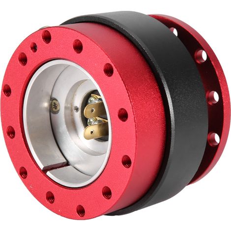 Moyeu universel de volant de course avec bouton et boule, kit d'adaptateur à dégagement rapide pour direction sportive