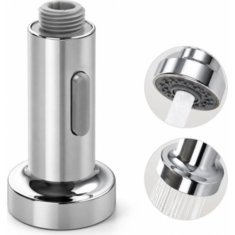 FLITI Mitigeur de Cuisine 2 Fonctions Jet Normal et Mousseur, Robinet de Douche Universel pour Grand Évier, Connexion Standard 1/2, Installation Facile (1/5)