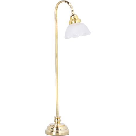 Lampadaire miniature pour maisons de poupées, échelle 1:12, accessoires de mobilier miniatures pour maisons de poupées. (1/5)