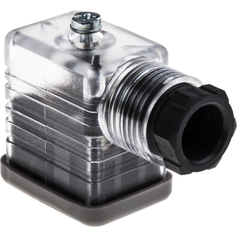 Connecteur pour électrovanne, Femelle, 2P+E, Montage sur câble 10A, 250 V c.a., PG9 ( Prix pour Paquet de 5 ) (1/2)