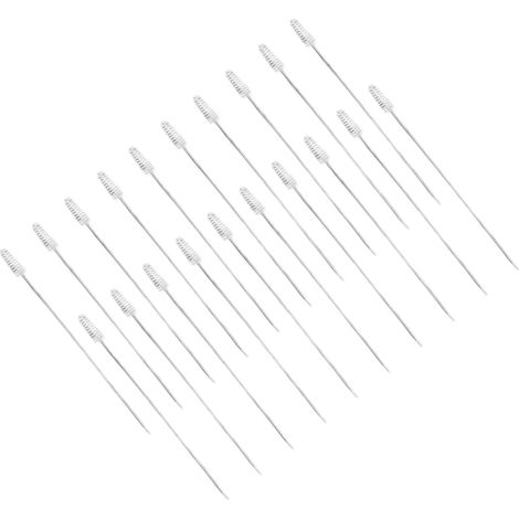 Kit de brosses de nettoyage pour pistolet de pulvérisation, poignée Flexible, poils en Nylon, outil de nettoyage, 20 pièces. (1/5)