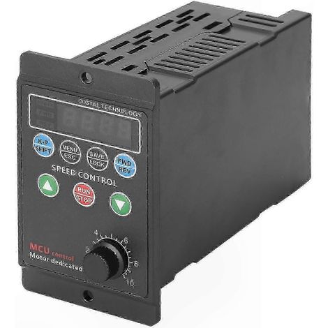Convertisseur de fréquence 750W pour moteur triphasé, usage industriel européen, transformation monophasé vers triphasé, variateur de vitesse numérique (1/4)