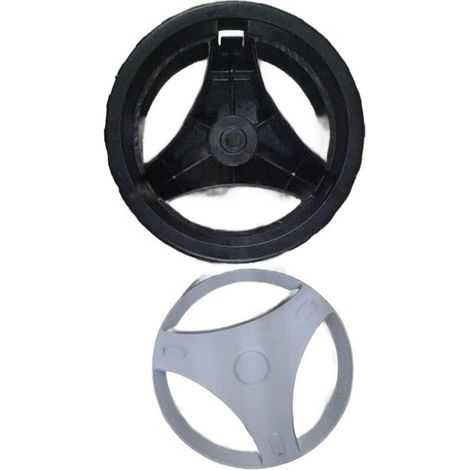 Rueda + Tapa para cortacesped compatible con Dlm600E