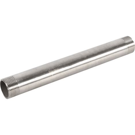 Extension Threaded Pipe Connectors Fitting Stainless Steel Adapter(3/4")