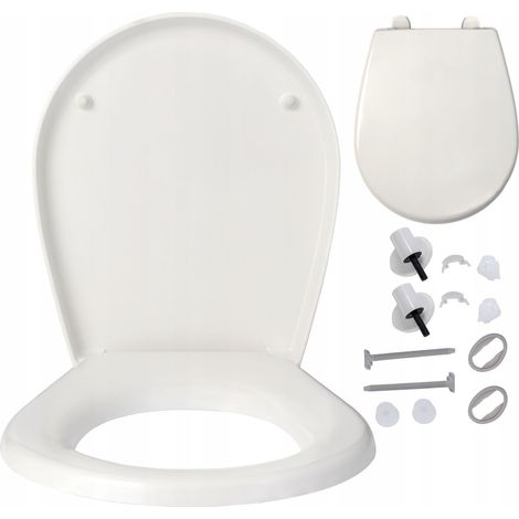 Abattant WC pour CERSANIT ATLANTIC / KOŁO NOVA – frein de chute, rigide (1/5)