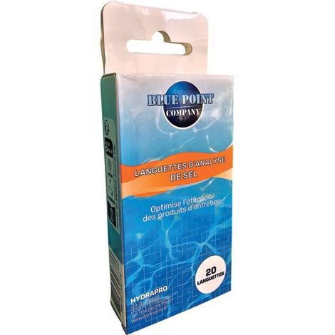 BLUE POINT COMPANY - Trousse 20 languettes d'analyse de sel