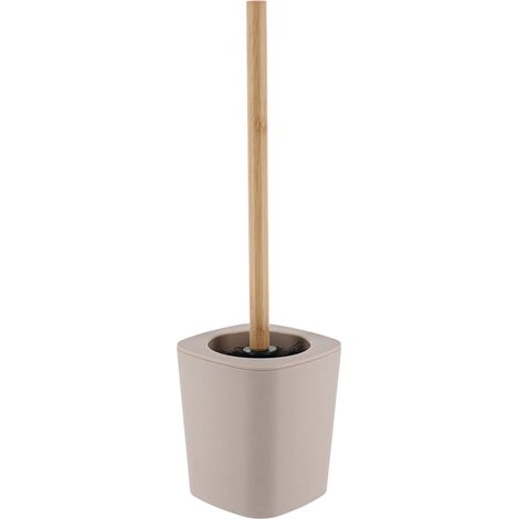 Scopino in gomma + stelo in abs e bambù - beige - Tendance