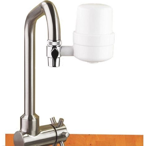 Filtre à eau sur robinet 0.45 microns – Élimine 99.9% des bactéries et pesticides – Débit 1 L/mn – Installation facile sur robinetterie NF – Ecodis