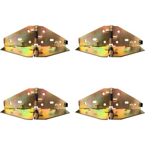 Lot de 4 crochets papillon pour armoires, 20 x 6, 5 x 0, 2 cm (1/5)