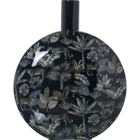 Vase Métal Émaillé Léopards 32X13X40 Cm (1/5)