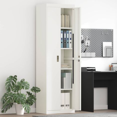 Storage Cabinet White 60 x 40 x200 cm Steel vidaXL