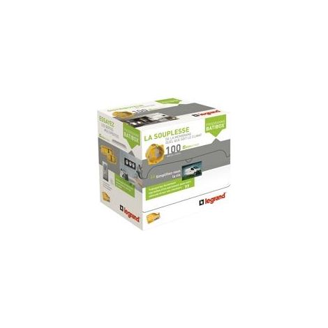 Legrand Ecobatibox Set von 100 Boxen, 50 mm tief