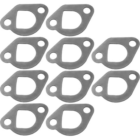10 joints d'échappement pour silencieux moteur compatibles avec Honda GX160 5,5 CV, GX200 168 170F 6,5 CV, GX110 et GX120 (gris) (1/5)