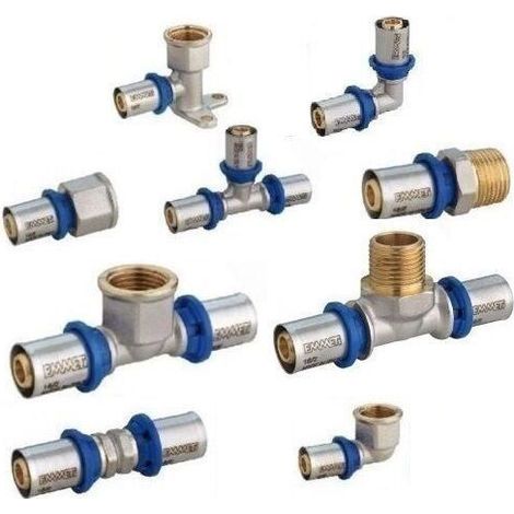 Pressfitting TH-Profil DVGW f�r Aluverbundrohr in Profi-Qualit�t PEX 16mm - 32mm Ausf�hrung: Kupplung reduziert Gr��e: 32x26