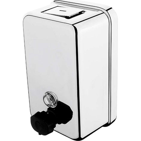 Nimco Hygieneprogramm - Flüssigseifenspender für die Wandmontage, 1100 ml, Edelstahl poliert HP 8131-18