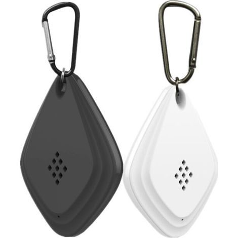 Répulsif Ultrasonique de Moustique, Portable Répulsif Antiparasitaire Extérieur/Intérieur Contre Les Insectes et Les AraignéesPratique et Portable pour Anti-Insecte Anti-Moustique(Blanc+Noir) (1/5)