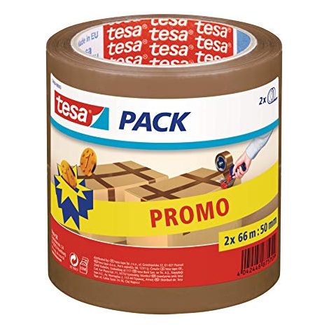 tesa 57456-00003-02 Nastro adesivo tesapack® Camoscio (L x L) 66 m x 50 mm 1 pz. (1/3)