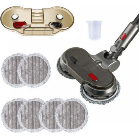 Accessoire vadrouille pour aspirateur Dyson V11 V10 V15 V8 V7, accessoire vadrouille pour Dyson avec réservoir d'eau, lumière LED, 6 vadrouilles lavables (1/5)