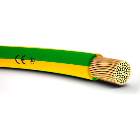 Cavo di installazione giallo-verde H05V-K (LgY) 0,75 /100m/
