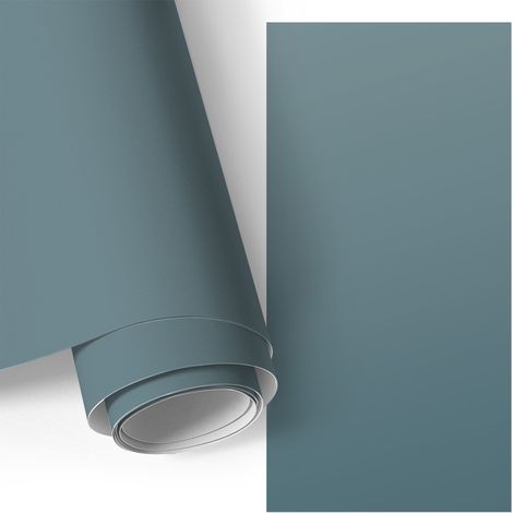 Klebefolie für Möbel - Möbelfolie - Selbstklebefolie - für Couchtisch - Türen - Wohnzimmer - Schlafzimmer Gedämpftes Türkis 50x100 cm