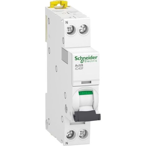 Interruptor automático en miniatura ACTI 9 IC40F 1PN C 16A 6000A/6kA