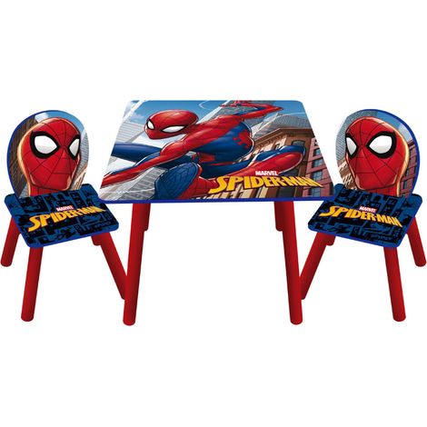 Ensemble Table + 2 chaises Spiderman Marvel (1/2)