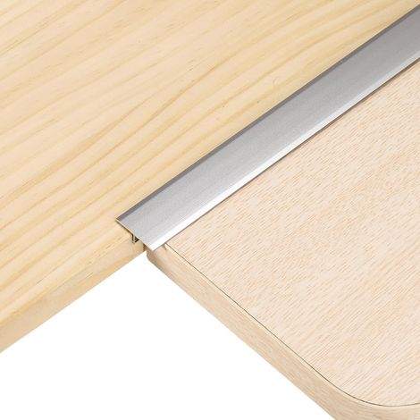4Pcs 2.9ft x 0.79" Profilés De Transition En T Pour Sol, Bords En Alliage D'Aluminium Pour Revêtement Vinyle Pour Jointure De, Carrelage Et Intervalles De Sol, Gris (1/5)