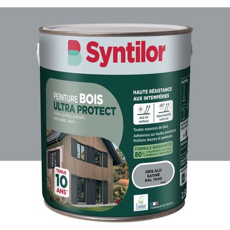 Vernice per legno da esterni Ultra Protect SYNTILOR, grigio alluminio satinato, 2,5 l SYNTILOR (1/5)