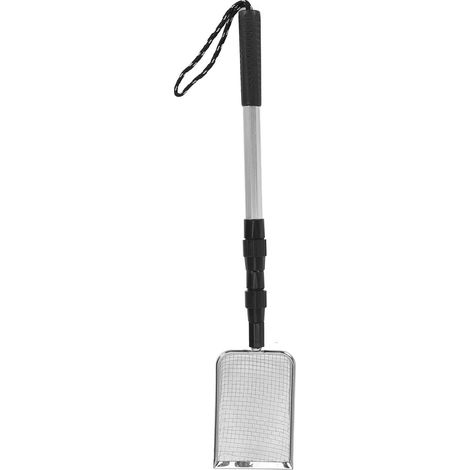 Chicken Poop Scooper Adjustable Stainless Steel Metal Litter Scoop Long Handle Cat Litter Sifter for Home B Type, 3 Telescopic Handles, 106x15x5cm/41.73x6x1.96in (1/5)