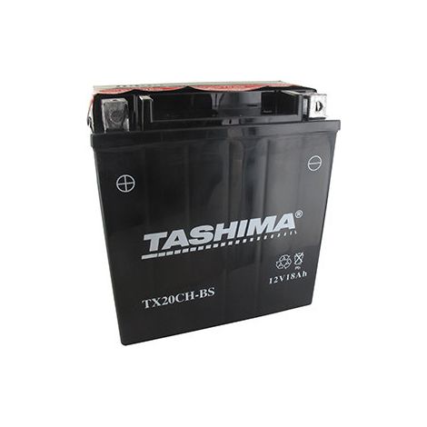 Batería de plomo sellada sin mantenimiento 12V, 18A. L: 146mm, An: 84mm, Al: 163mm + a la izquierda para scooter, motos, quads. (incluida con terminales de acero)
