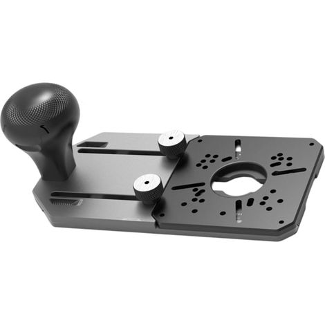 Dispositif de positionnement générique en alliage d'acier compatible avec diverses machines de sculpture sur bois Guide pour les artisans (1/4)