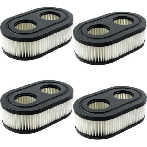 4 Piece Lawn Mower Filter Briggs Stratton Replace - Filtre à air Moteur de tondeuse à gazon remplace 798452 593260 5432K (1/5)