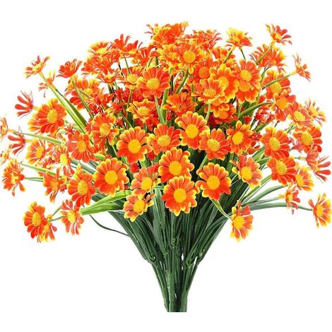 kleine, künstliche Wildchrysanthemen, die auf Bauernhöfen verwendet werden