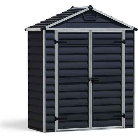 Canopia Skylight Casetta Da Giardino in Policarbonato 90X185X217 cm Grigio Scuro (1/5)