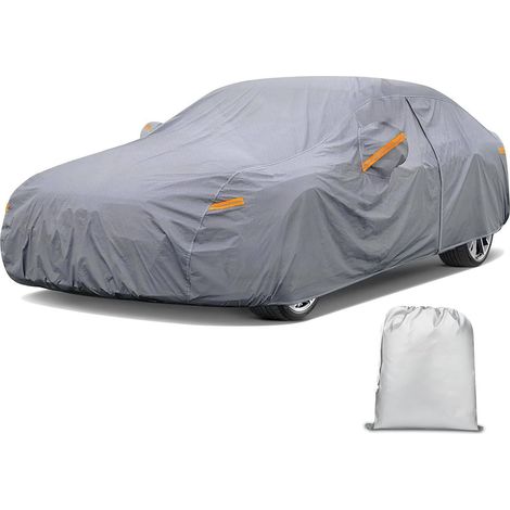 Housse auto PEVA composite, ouate hydrofuge, résistante au vieillissement, isolante, anti-soleil, imperméable anti-neige, usage extérieur (1/5)