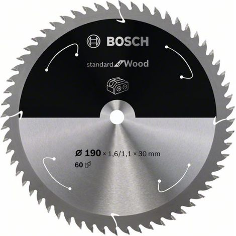 Lame de scie circulaire sans fil PRO Wood, 190 x 1,6 x 30 mm, T60 (1/7)