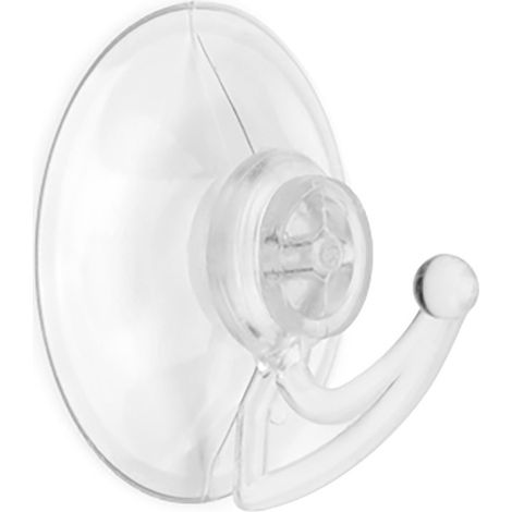 COLGADOR VENTOSA Ø42mm TRANSPARENTE (BLISTER 4 unid.) INOFIX (1/3)