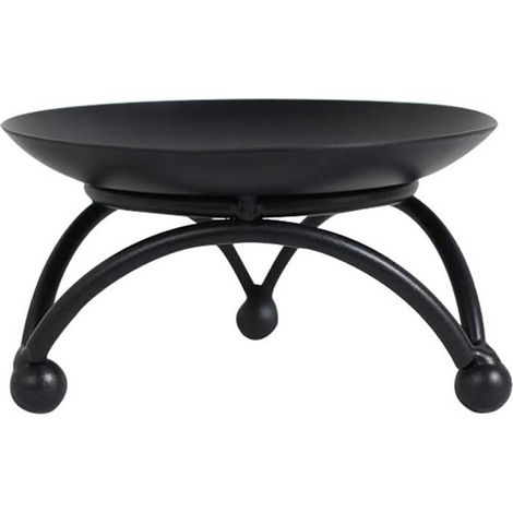 Bougeoir plaque en fer noir pour bougie, décoration mariage et table à manger (1/4)