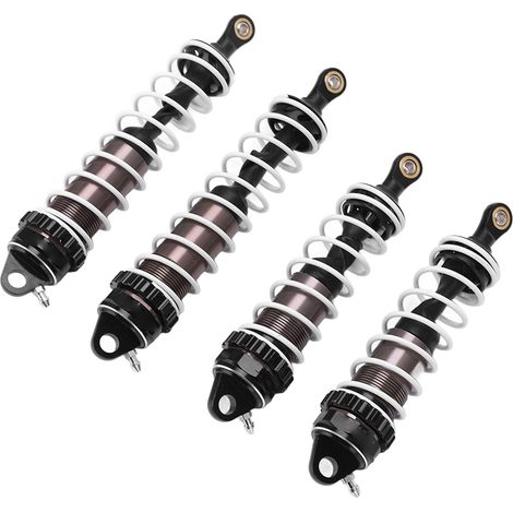 Amortisseurs aluminium bicolore avant/arrière pour ZD Racing DBX07 1/7 échelle, pièces de rechange RC (Noir Titane) (1/5)