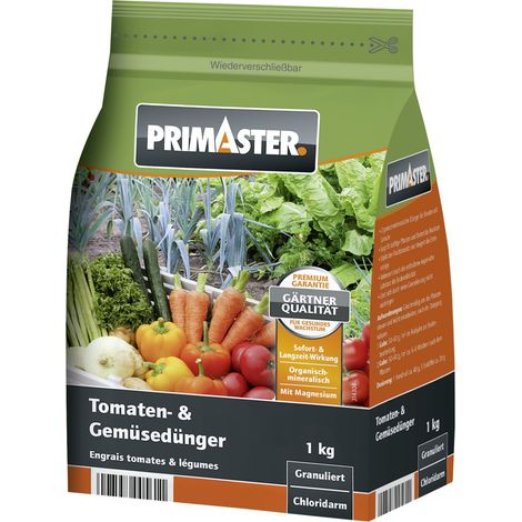 Primaster Gartendünger Tomate und Gemüse Garten Dünger Pflanzendünger
