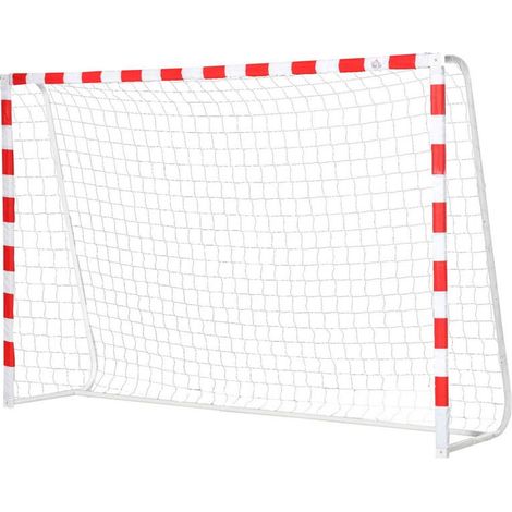 PORTA DA CALCIO E CALCETTO IN PLASTICA PE PER ADULTI E BAMBINI 302X83X201 CM (1/5)