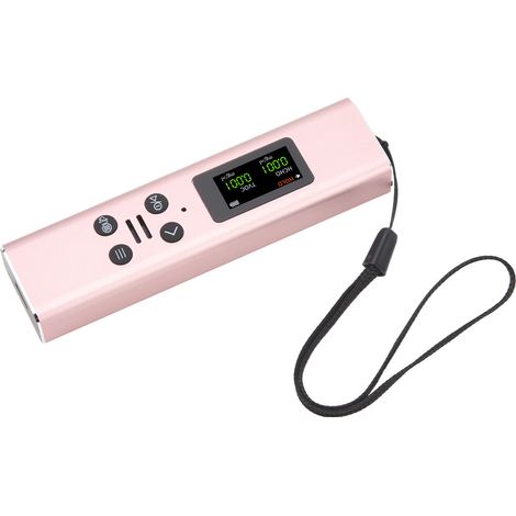 Détecteur de qualité de l'air portable haute précision pour la maison, détecteur de HCHO portable, détecteur de qualité de l'air portatif, or rose (1/5)