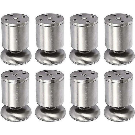 Pieds de meubles réglables en hauteur en acier inoxydable, pieds de table Healwe (1/5)