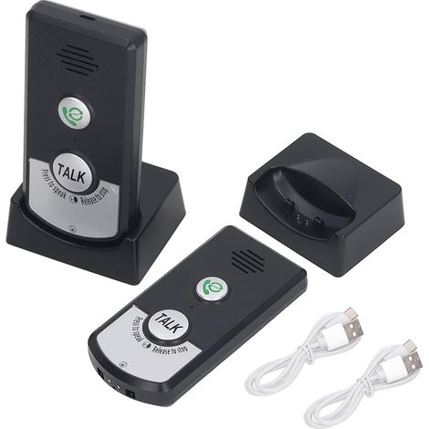 Interphone sans Fil, Système D'Interphone sans Fil à 2 Voies pour la Maison, Unité De Système De Sonnette D'interphone, pour Maison, Bureau, Personnes âgées (1/5)