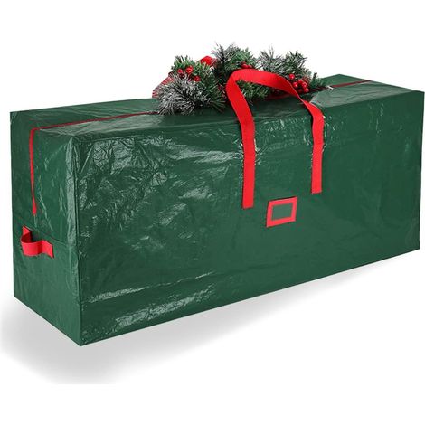 138x32x66cm - Sac de Rangement pour Sapin de Noël - Grand et Solide pour Décorations et Coussins de Meubles de Jardin (1/4)