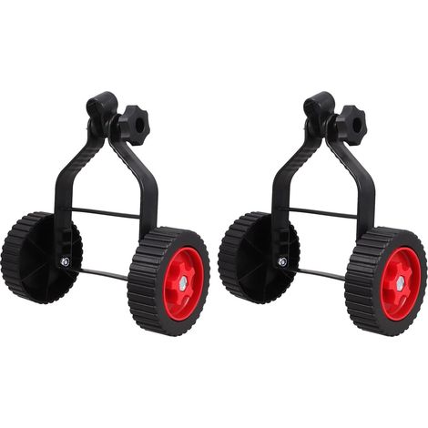 2 Pièces Roues de Support pour Débroussailleuse Roulettes Appui Stables et Durables pour Tondeuse à Gazon et Coupe-herbe Accessoires de Remplacement Confortables pour Jardinage (1/5)